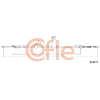 Трос ручника COFLE 746 V9B8 92.17.2517 1440994824 - Изображение 1