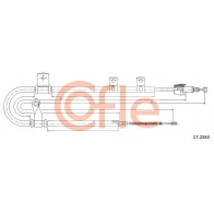 Трос ручника COFLE Hyundai Matrix (FC) 1 Минивэн 1.6 90 л.с. 2002 – 2005 92.17.2563 G8 IYD