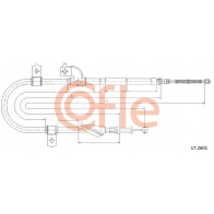 Трос ручника COFLE 92.17.2601 O WCGF 1440994892