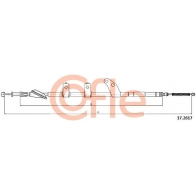 Трос ручника COFLE 92.17.2617 KET5W 0 Subaru Impreza (GD, GG) 2 2000 – 2007