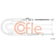 Трос ручника COFLE Opel Frontera (A) 1 1991 – 1998 RSL20 L 92.17.2725
