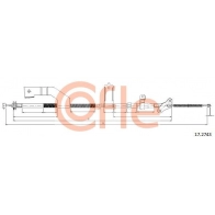 Трос ручника COFLE XOALV F7 92.17.2743 Opel Frontera (B) 2 Кроссовер 2.2 DTI (6B66) 120 л.с. 2002 – 2025
