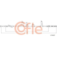 Трос ручника COFLE FXD3V Z Honda 92.17.4217