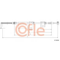 Трос ручника COFLE 92.17.5016 R R75D6K 1440995091