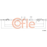 Трос ручника COFLE Suzuki Grand Vitara (JT, TE, TD) 2 2005 – 2020 0MSE67 P 92.17.5028