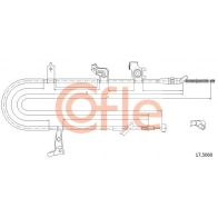 Трос ручника COFLE JKW4 ND 92.17.5060 Fiat Sedici