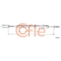 Трос сцепления COFLE IY DBW Iveco Daily 2 Фургон 35-8 75 л.с. 1991 – 1998 92.1702.2