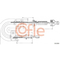 Трос сцепления COFLE Mitsubishi NI7 JK 92.18.2026