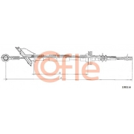 Трос сцепления COFLE 1440995348 G62 L16A 92.1902.6