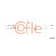 Трос коробки МКПП COFLE Fiat 500 (312) 1 2007 – 2020 92.2CB.FI057 A CAJ3