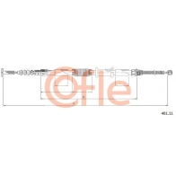 Трос ручника COFLE 6F99 FI Fiat Marea (185) 1 Седан 1.6 Sx 98 л.с. 2000 – 2002 92.461.11