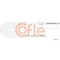 Трос ручника COFLE 92.631.13 Fiat Palio (178) 1 Хэтчбек 1.4 Cat 69 л.с. 1996 – 2001 5M3I 9