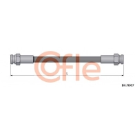 Тормозной шланг COFLE Fiat Panda (312, 519) 3 Хэтчбек 0.9 4x4 90 л.с. 2014 – 2025 92.BH.FI057 B 28SE