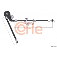Тормозной шланг COFLE I9S HPFD 92.BH.PE033 Citroen C5 3 (RW, PF3) Универсал 1.6 VTI 120 120 л.с. 2010 – 2025
