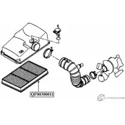Фильтр воздушный QUATTRO FRENI QF00300011 PTT QKB2 1277158157