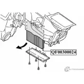 Фильтр салона угольный QUATTRO FRENI QF00300024 3YJBI3 W Volvo S60