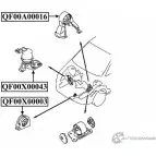Опора двигателя QUATTRO FRENI QF00A00016 1233218602 DJ8W9 W - Изображение 2