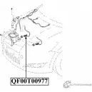 Моторчик омывателя QUATTRO FRENI Toyota Land Cruiser Prado (J120) 3 Внедорожник 3.0 D 4D (KDJ120. KDJ125) 163 л.с. 2002 – 2009 MI6A4 Z QF00N00082