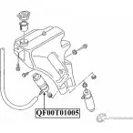 Моторчик омывателя QUATTRO FRENI QF00N00110 Audi A6 (C7) 4 Седан 2.0 Tfsi 220 л.с. 2013 – 2018 9IPD X