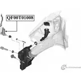 Моторчик омывателя QUATTRO FRENI MI 6YR6U QF00N00113 Ford Focus 3 (CB8) Седан 1.5 TDCi ECOnetic 105 л.с. 2014 – 2024