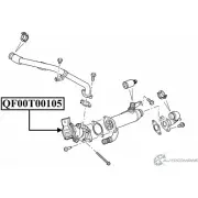 Клапан egr QUATTRO FRENI QF00T00105 1233222154 9Y J3R