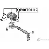 Клапан egr QUATTRO FRENI 13L9I5 W 1233222256 QF00T00112 - Изображение 2