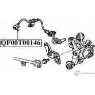 Импульсный датчик abs сзади слева QUATTRO FRENI YY O1Y7 QF00T00146 1233222380 - Изображение 2