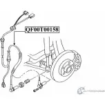 Импульсный датчик abs спереди слева QUATTRO FRENI IVR 09N QF00T00158 1233222436 - Изображение 2