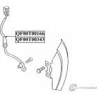 Импульсный датчик abs спереди QUATTRO FRENI QF00T00166 1283568131 H7ID C