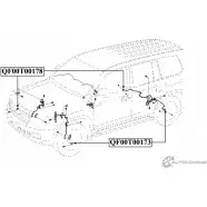 Импульсный датчик abs спереди слева QUATTRO FRENI 40O98 G9 1233222510 QF00T00173 - Изображение 2