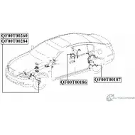 Импульсный датчик abs сзади справа QUATTRO FRENI Lexus LS (XF40) 4 Седан 5.0 600h (UVF45) 394 л.с. 2007 – 2024 QF00T00186 M3W 65GW