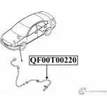 Импульсный датчик abs спереди слева QUATTRO FRENI QF00T00220 UBYWHB E 1233222656 - Изображение 2