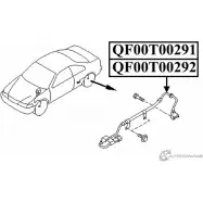 Импульсный датчик abs сзади справа QUATTRO FRENI QF00T00291 WU LV1E 1233222960