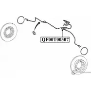 Импульсный датчик abs сзади справа QUATTRO FRENI 1233223012 D4 WV9 QF00T00307 - Изображение 2