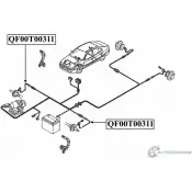 Импульсный датчик abs спереди QUATTRO FRENI QF00T00311 NOI A8J Renault Scenic (JA, FA) 1 Минивэн 2.0 16V (JA1B. JA1D) 139 л.с. 2000 – 2003