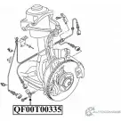 Импульсный датчик abs спереди слева QUATTRO FRENI QF00T00335 6J V95FS 1282755911 - Изображение 2