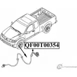 Импульсный датчик abs спереди справа QUATTRO FRENI 1233223272 QF00T00354 MM 2PEVJ - Изображение 2