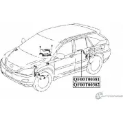 Импульсный датчик abs сзади слева QUATTRO FRENI QF00T00382 BGAI 4EV 1233223432 - Изображение 2