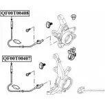 Импульсный датчик abs спереди QUATTRO FRENI Q AK381 QF00T00407 1233223516