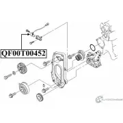 Датчик положения коленвала QUATTRO FRENI QF00T00452 1233223852 BR6K M16 - Изображение 2
