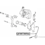 Датчик износа тормозных колодок спереди QUATTRO FRENI 7P8F OR 1233224648 QF00T00566 - Изображение 2