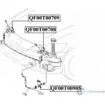 Форсунка омывателя фары QUATTRO FRENI Lexus GS (S190) 3 2005 – 2011 VF8 KO QF00T00708