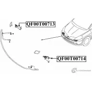Форсунка омывателя фары QUATTRO FRENI RHJI D QF00T00714 1422487657