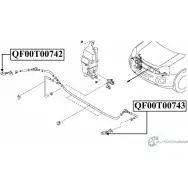 Форсунка омывателя фары QUATTRO FRENI 2 L233A QF00T00742 1422487683