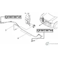 Форсунка омывателя фары QUATTRO FRENI QF00T00745 1422487686 R VK7J