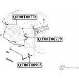 Форсунка омывателя фары QUATTRO FRENI 1422487714 QF00T00779 2WRITI N