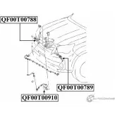 Форсунка омывателя фары QUATTRO FRENI QF00T00788 D9Q0 N 1422487719
