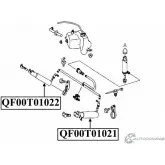 Форсунка омывателя фары QUATTRO FRENI QF00T01021 Mercedes E-Class (W211) 3 2003 – 2009 1 H5H6