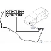 Форсунка омывателя фары справа QUATTRO FRENI Bmw 1 F20 Хэтчбек 3 д 2.0 120 d xDrive 184 л.с. 2012 – 2025 QF GNH4 QF00T01041