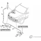 Форсунка омывателя фары QUATTRO FRENI QF00T01051 5DZ 634 Volkswagen Touareg (7P5, 7P6) 2 Внедорожник 3.0 V6 TDI 245 л.с. 2011 – 2018